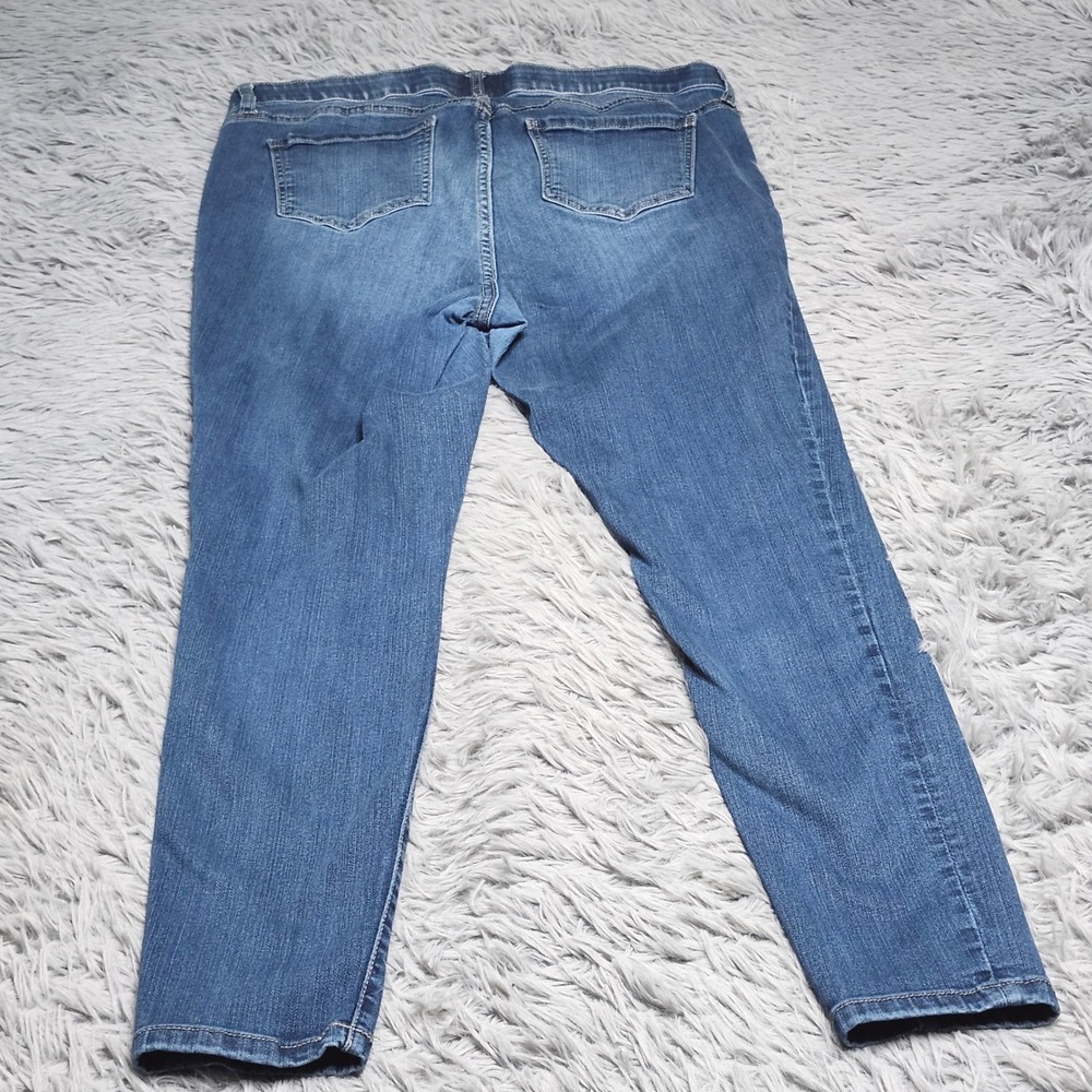 Torrid Premium Sky High Skinny Jeans‎ Womens 14R Distressed Stretch High Rise - Picture 2 of 15